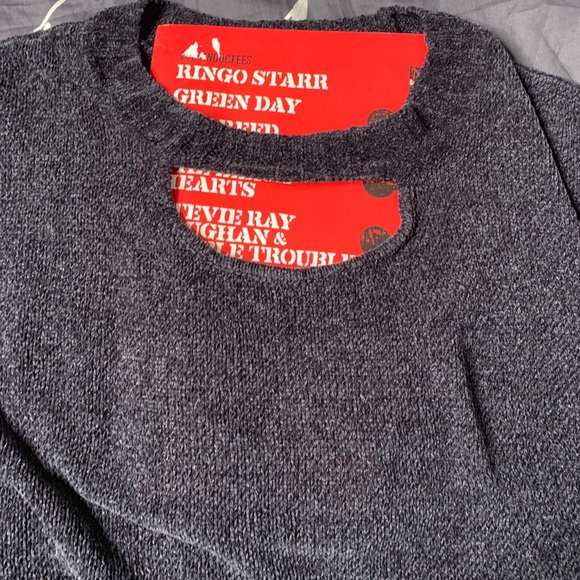 🦋Lace up Sweater- hippie rose - Picture 3 of 4